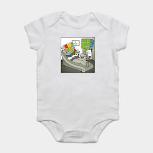 Kubrick Therapy Psychology by Tobe Fonseca Baby Bodysuit